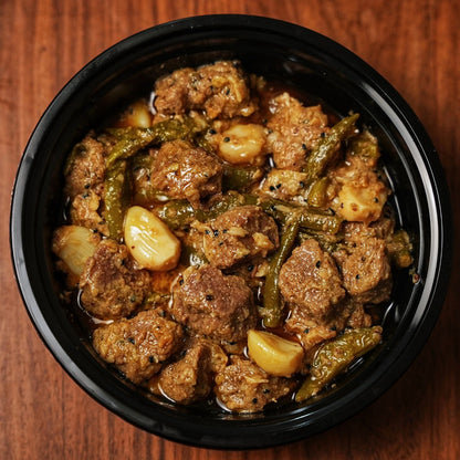 আচারি বীফ - Achari Beef with Garlic & Chili