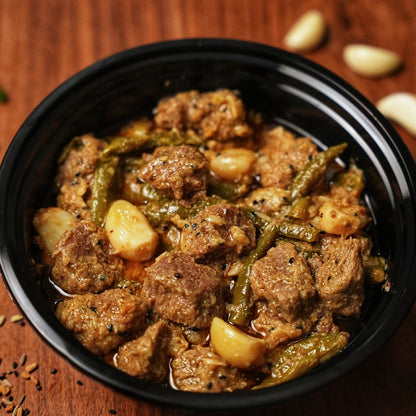 আচারি বীফ - Achari Beef with Garlic & Chili